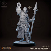 Farlands Militia 3D-printed model