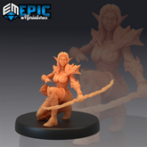 Female Half Elf - The Printable Dragon