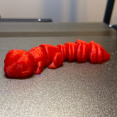 Gecko 3D-printed model