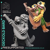 Geckold Bard 3D-printed model