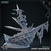 Ghost Shipwreck 3D-printed model