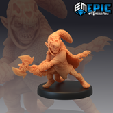 Goblin Warrior 3D-printed model