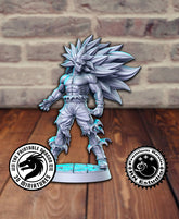 Goku SS3 3D-printed model