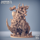 Gothrak on Armored Frosthorn - The Printable Dragon