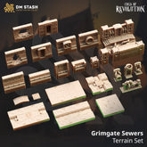 Grimgate Sewers 3D-printed model