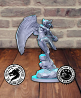 Hawkgirl 3D-printed model