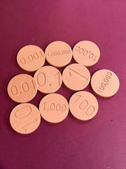 Place Value Disks 3D-printed model