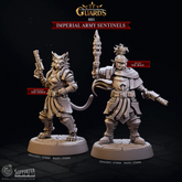 Imperial Army Sentinels 3D-printed model