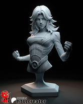 Invisible Woman Bust 3D-printed model