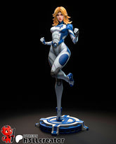 Invisible Woman 3D-printed model