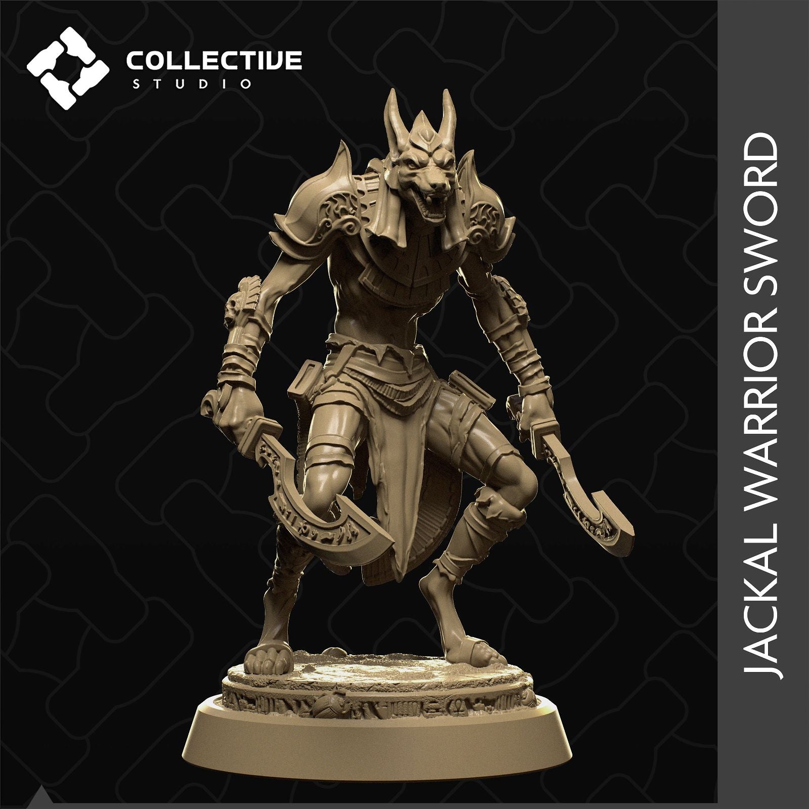 Jackal Warrior Sword The Printable Dragon