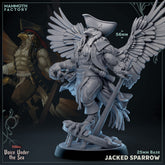 Jacked Sparrow 3D-printed model