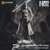 Johanna Saffron the Pious - Maiden Knight 3D-printed model