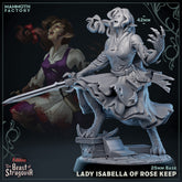 Lady Isabella of Rose Keep 3D-printed model