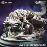 Lava Salamander 3D-printed model