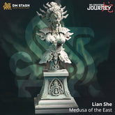Lian She - Medusa of the East - BUST 3D-printed model