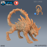 Lupion Wolf Scorpion Chimera - The Printable Dragon