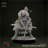 Marsh Goblin Archer 3D-printed model