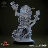 Mycelial Herald 3D-printed model