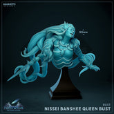 Nissei Banshee Queen Bust 3D-printed model