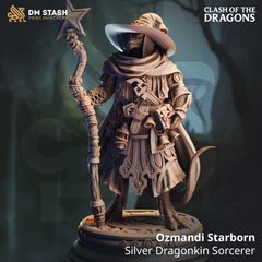 Ozmandi Starborn - Silver Dragonkin Sorcerer
