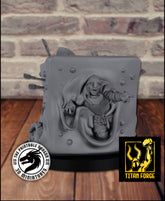 Gelatinous Cube 3D-printed model