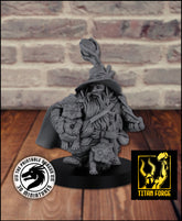 Dwarf Male Druid 3D-printed model