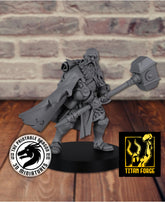 Human Male Paladin 3D-printed model