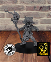 Goblin Shaman 3D-printed model