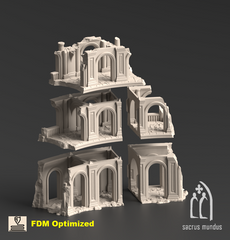 Armoria Amphitheatrum B 3D-printed model