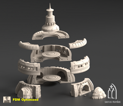 Vahngart Command Node 3D-printed model