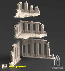 Armoria Corner Ruins C 3D-printed model