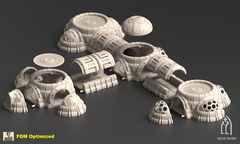 Vahngart Pressured Trenches Set 3D-printed model