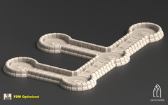 Vahngart Trenches Set 3D-printed model