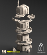 Hades Vessel Tower 3D-printed model