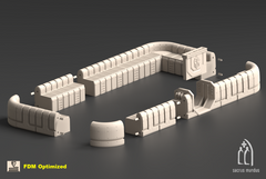 Vahngart Walls Set 3D-printed model