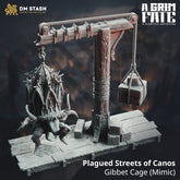 Plagued Streets of Canos - Gibbet Cage 3D-printed model