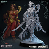 Princess Camomile 3D-printed model