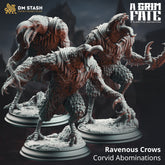 Ravenous Crows - Corvid Abominations 3D-printed model