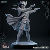 Stragovian Nightwardens 3D-printed model