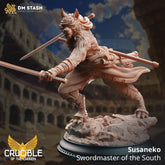 Susaneko - Swordmaster of the South - The Printable Dragon