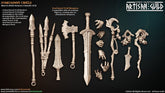Svartwood Troll Weapons - The Printable Dragon