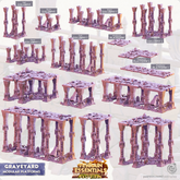 Terrain Essentials Exterior Graveyard Ruins - Modular Platforms - The Printable Dragon