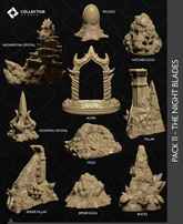 The Night Blades Scenery - The Printable Dragon