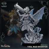 Tina, Mad Inventor 3D-printed model