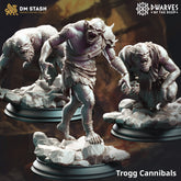 Trogg Cannibals 3D-printed model