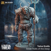 Tulva Drolls - Snow Trolls of the Deep - The Printable Dragon
