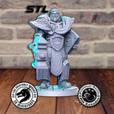 Uther 3D-printed model