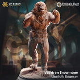 Vaa’dren Snowmane - Lionfolk Bouncer 3D-printed model