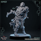 Voiceless Pirates 3D-printed model